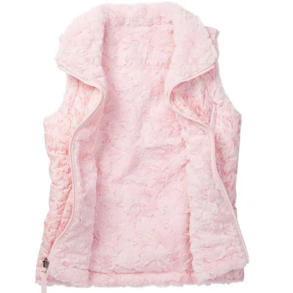 NWT The North Face Front Zip Vest (Big Girl)